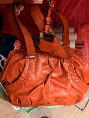 Jessica Simpson burnt orange purse